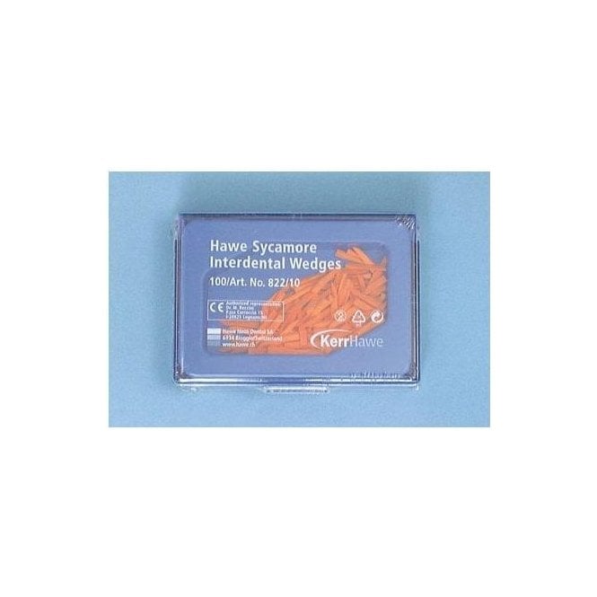 Kerr Hawe Sycamore Interdental Wedges Orange (822/10) Box100