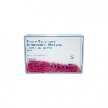 Kerr Hawe Sycamore Interdental Wedges Red (822/60) - Box100