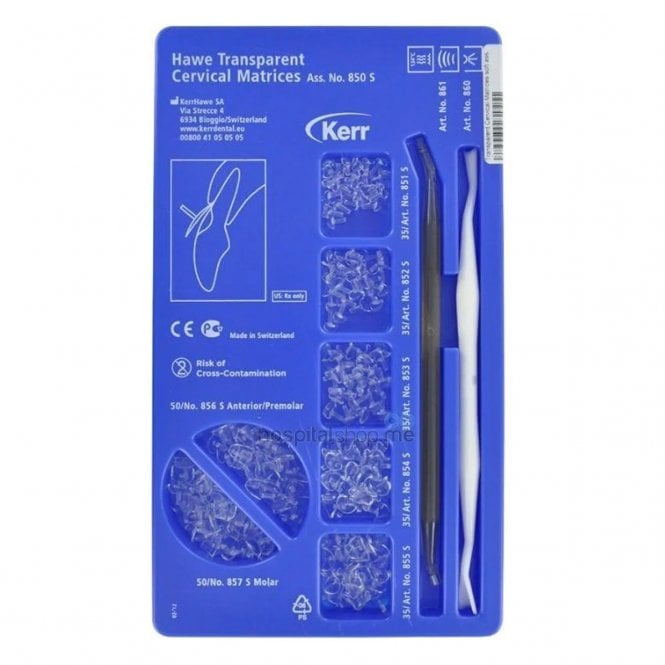 Kerr Transparent Cervical Matrices Assorted (850S) - Each