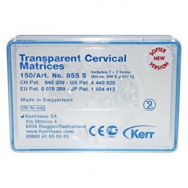 Kerr Transparent Cervical Matrices Soft Refill (855S) Box150