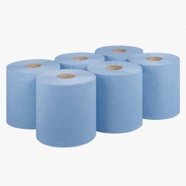 Kimberly-Clark 2 Ply Centre Feed Rolls Blue 7277 (6x150m)