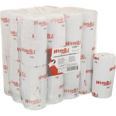 Kimberly-Clark Wypall L20 10" Rolls Blue 7338 (24x116=2784)