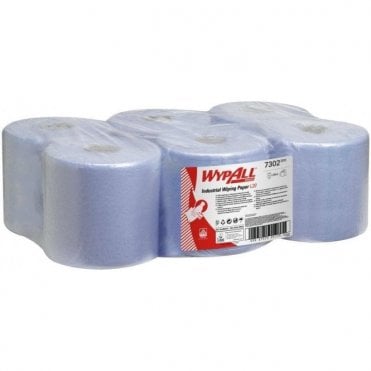 Kimberly-Clark Wypall L20 Extra CentreFeed Blue 7302 (6x300)