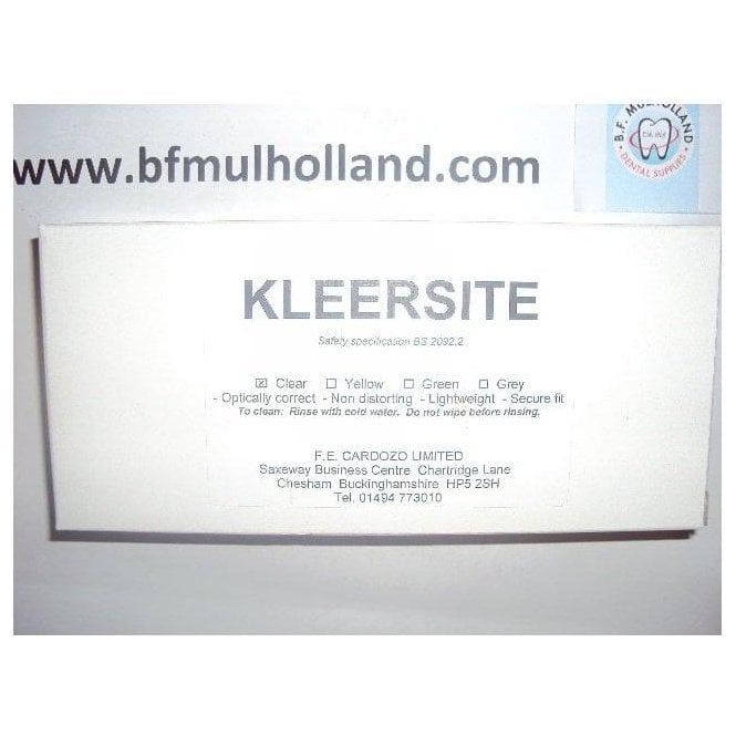 Kleersite Safety Glasses Clear - Each