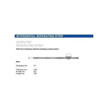 Komet Serrated Saw Blade Finishing Strips (9816.000) - Pack5