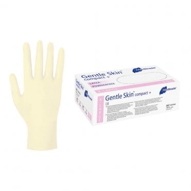 Meditrade Gentle Skin Compact+ Latex Gloves P/Free X-Small