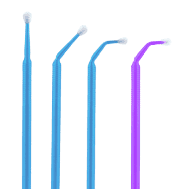 Microbrush M10 Double Bend Applicator Pearl Blue Regular