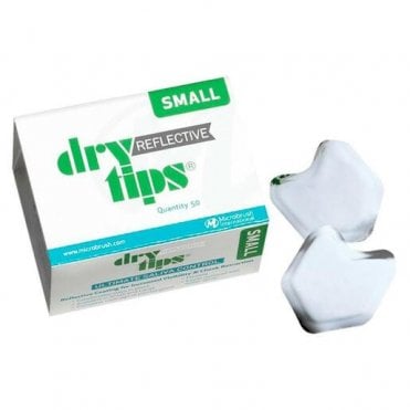 Microbrush Reflective DryTips Small Silver (291727) - Box50