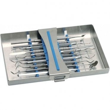Nichrominox Instrument Cassette Ergo Clip 10 Blue - Each
