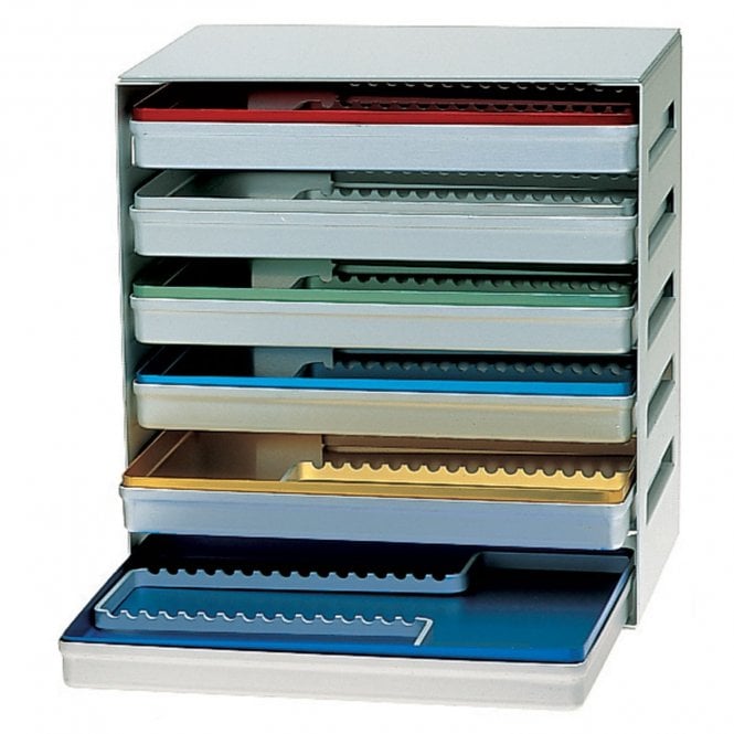 Nichrominox Instrument Tray Rack For 6 Trays 28x18cm - Each