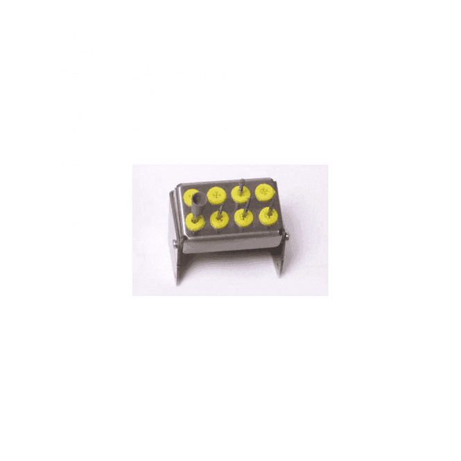 Nichrominox PlugIn Bur Holder 8 Holes Yellow (190210-5)