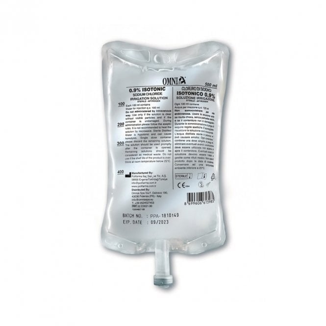 Omnia Saline 0.9% Solution 500ml (32.E0001.00)