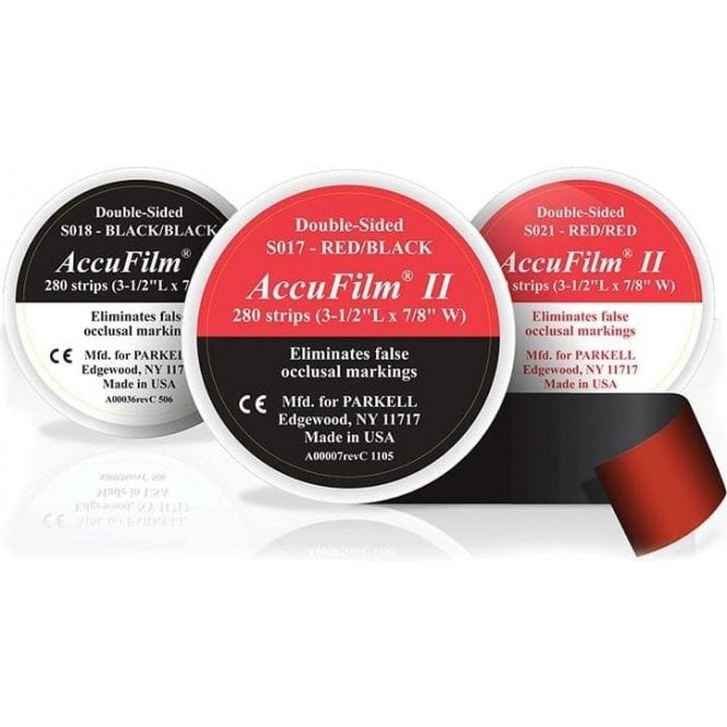 Parkell AccuFilm II Black/Black Double-sided (SO18) -Pack280