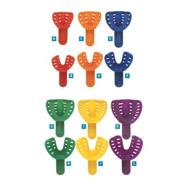 Pegasus Orthodontic Trays Size 3 Lower Blue (117145)