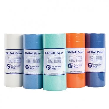 Perfection Plus Bib Roll Paper-Plastic White (002/0019) - 80
