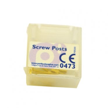 Perfection Plus Gold Screw Posts M3 (0123010) - Pack12