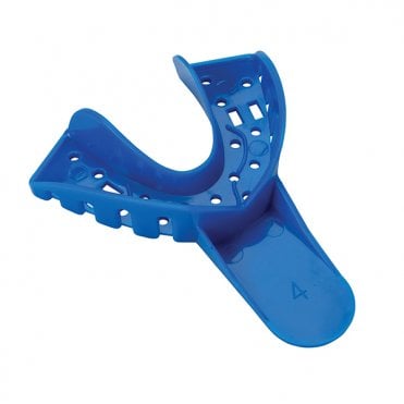 Perfection Plus Plastic Handled Impression Tray Lower Medium