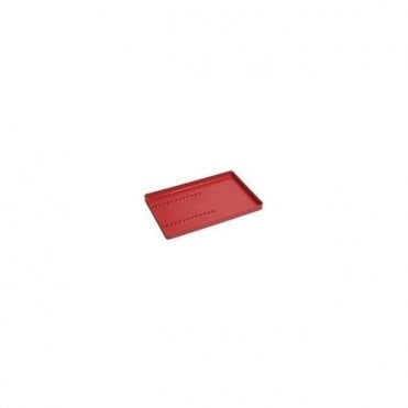 Perfection Plus Plastic Instrument Tray Red with Rack