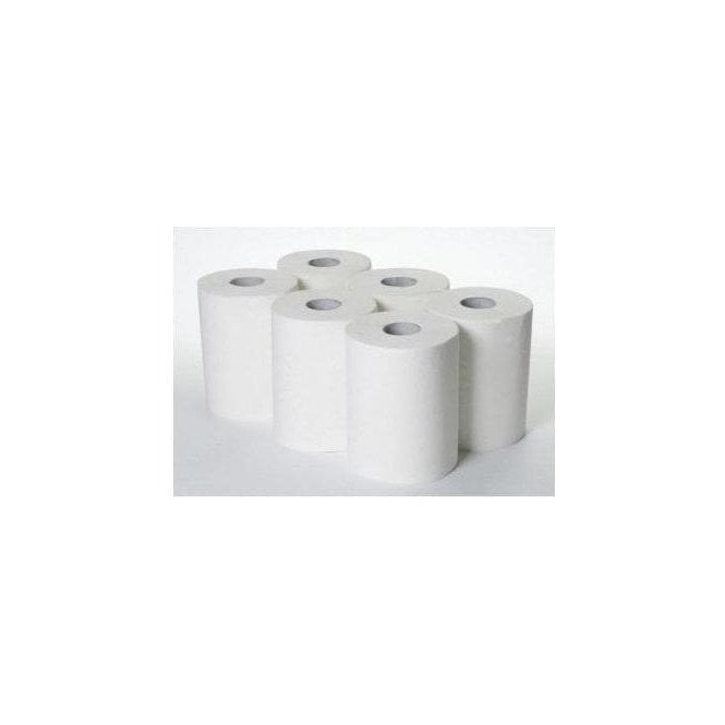 Performance Hygiene RTW 175 Ultra White Roll Towel 2 Ply - 6