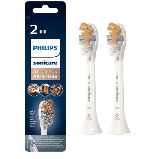 Philips A3 Premium All-in-One Standard Sonic Heads White