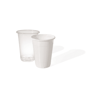 Plastic Cups White Polypropylene 180ml (21809) - Case2000