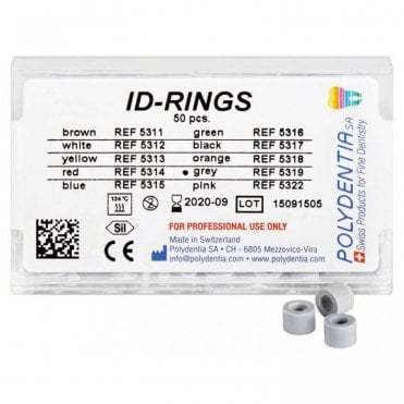 Polydentia ID-Rings Grey (5319) - Pack50