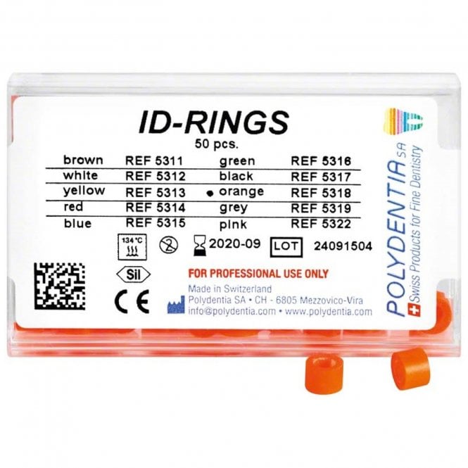 Polydentia ID-Rings Orange (5318) - Pack50