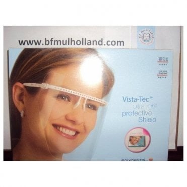 Polydentia Vista-Tec Ultra Light Faceshield White (5624/W)