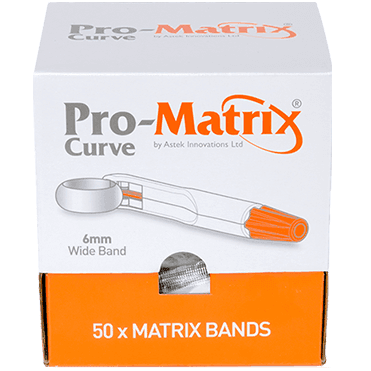 Astek Pro-Matrix Curve Wide 6mm Orange (19006) - Pack50