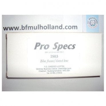 Pro-Specs IS03 Blue Frame / Tinted Lens - Each