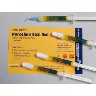 Pulpdent Porcelain Etch Gel (PEG) - Pack4