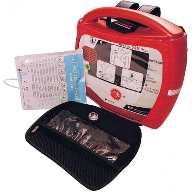 Rescue Sam Semi-Automatic AED + Wall Bracket