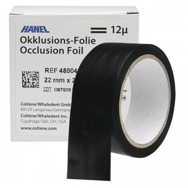 Roeko Hanel Occlusion Foil 12micron 22mmx25m Black (480041)