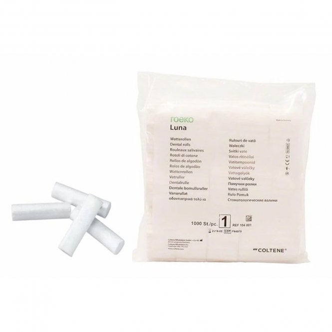 Roeko Luna Cotton Wool Rolls No.1 (104001) - Pack1000