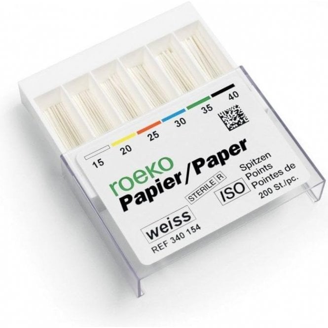 Roeko Paper Points White Size 15 (340015) - Pack200