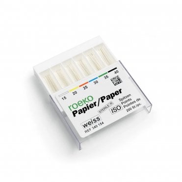 Roeko Paper Points White Size 30 (340030) - Pack200