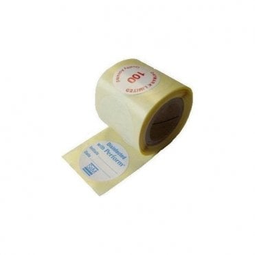 Schulke Perform ID Stickers Roll of 100x5 (900321) -Pack500