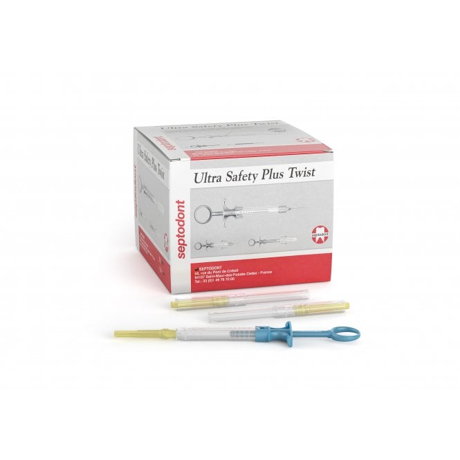 Septodont Ultra Safety Plus Twist Needles 27g Short - Box100