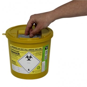 Sharpsguard Container 2.5L Yellow