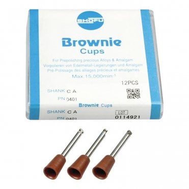 Shofu Brownie Polishers Cup RA 0401 - Box12
