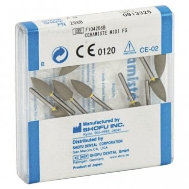 Shofu Ceramiste FG Midi-Point Ultra II (259B) - Pack12