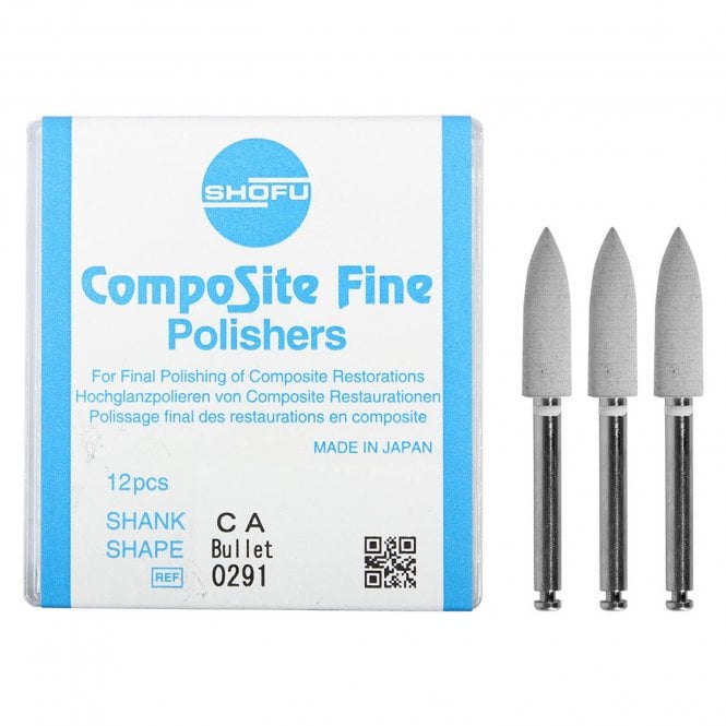 Shofu CompoSite Fine Polishers CA Bullet 0291 - Box12