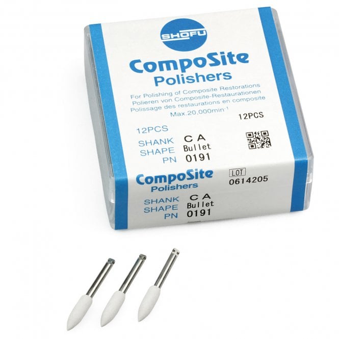 Shofu CompoSite Polishers CA Bullet 0191 - Box12