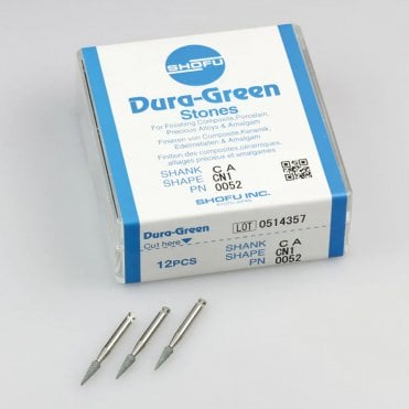 Shofu Dura-Green Stones CA CN1 0052 - Box12