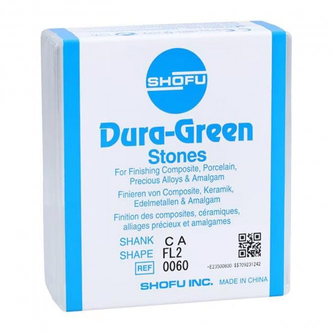 Shofu Dura-Green Stones CA FL2 0060 - Box12