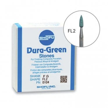 Shofu Dura-Green Stones FG FL2 0104 - Box12