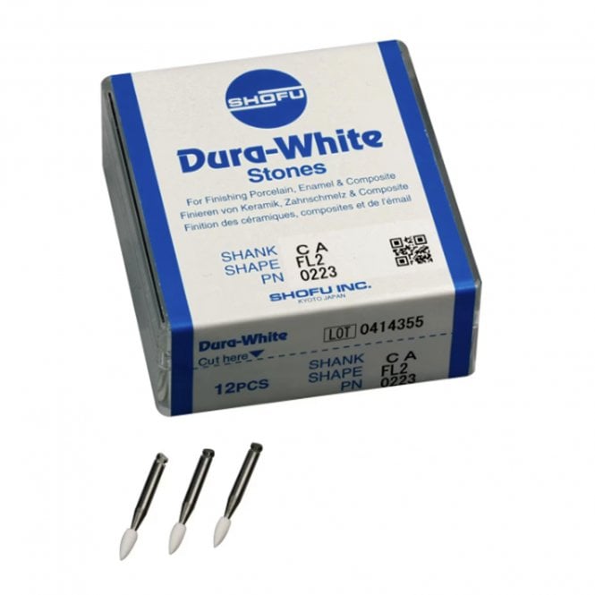 Shofu Dura-White Stones CA FL2 0223 - Box12