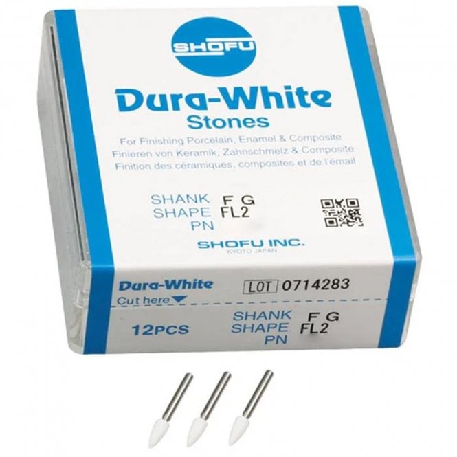 Shofu Dura-White Stones HP FL2 0203 - Box12
