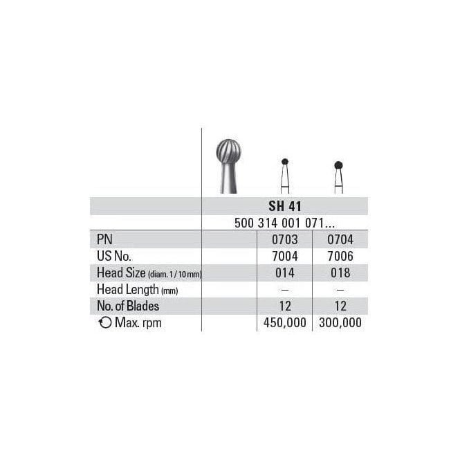 Shofu Robot Carbide Finisher FG SH41-014 (0703) - Pack3