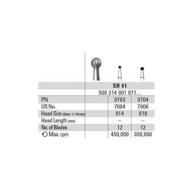 Shofu Robot Carbide Finisher FG SH41-018 (0704) - Pack3